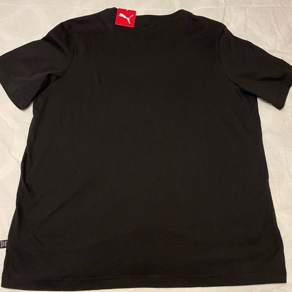 Puma Men's Essential Logo T-Shirt. Black/White. Size:2XL *New With Tag* - Picture 4 of 8